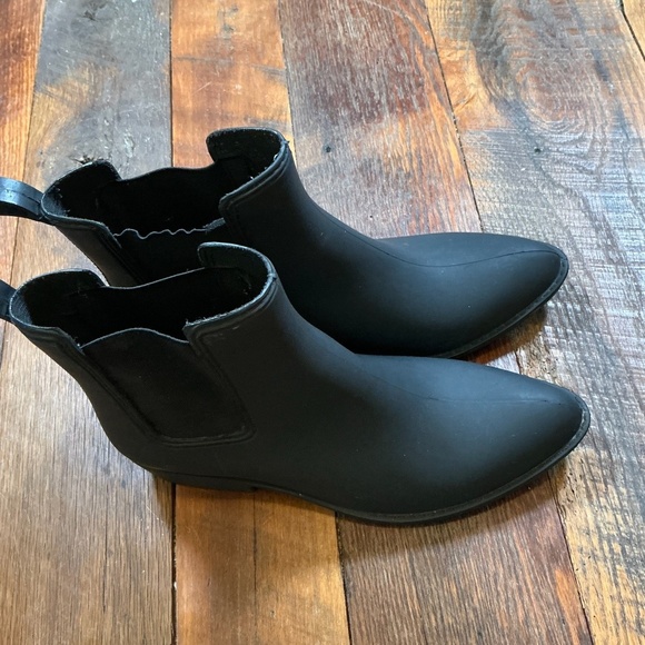 Jeffrey Campbell Havana Last Black Chelsea Rain Boots Women’s Size 11 - Picture 2 of 9